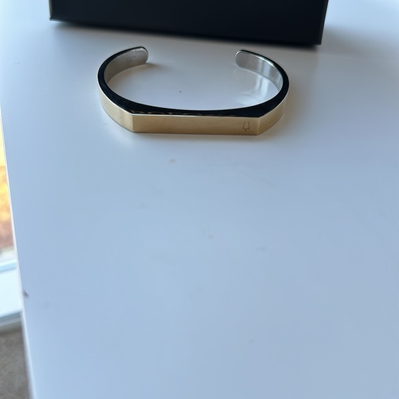 Bulova Gold plated /stainless steel cuff bracelet - Picture 4 of 4